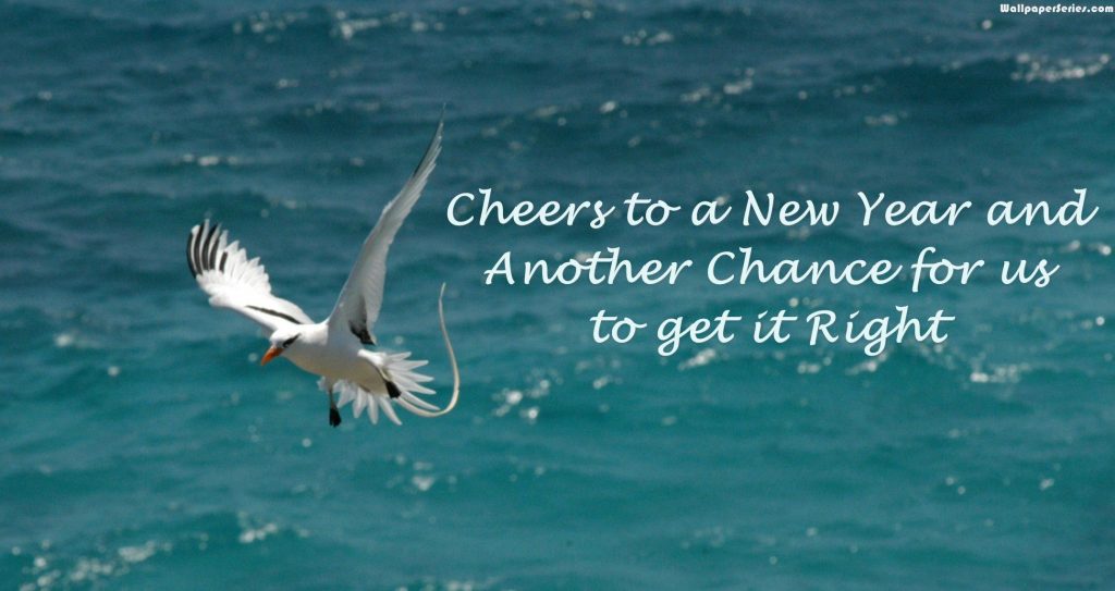 Cheers To New Year Greetings Wallpaper