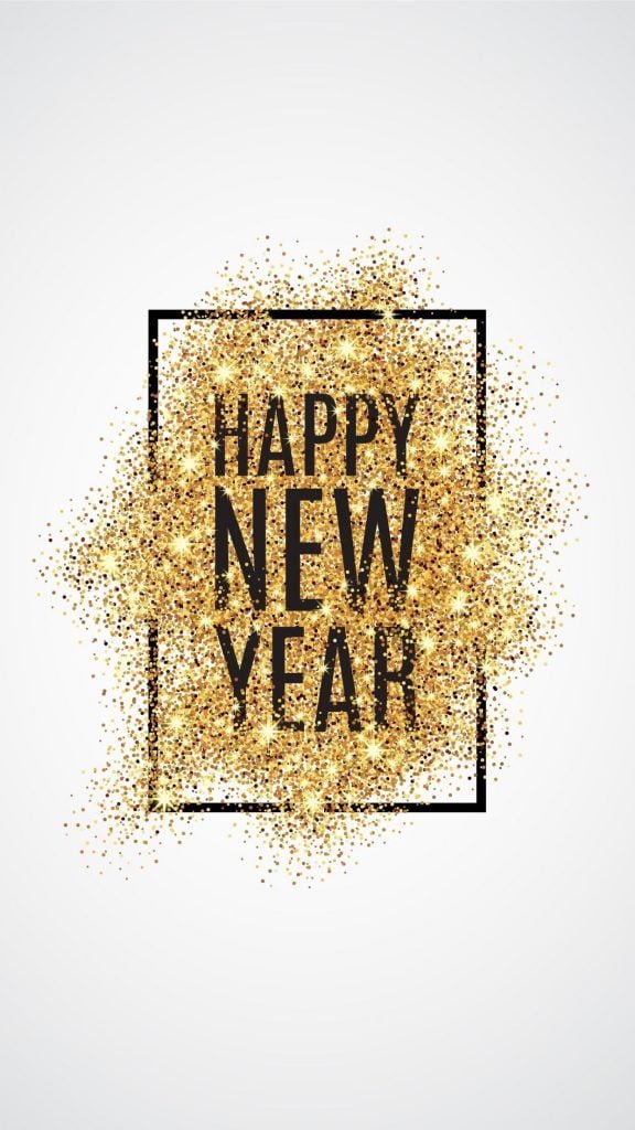 Happy New Year Glitters Wallpaper