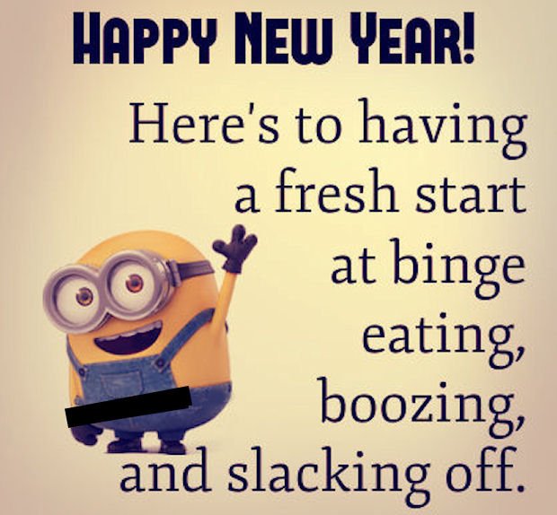 Happy New Year Funny Minion Quotes